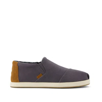 Toms Men's Alp Fwd Mid Dark Vintage Twill Slip On Espadrille In Gray