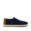 Toms Men's Alp Fwd Mid Navy Vintage Twill Slip On Espadrille In Blue