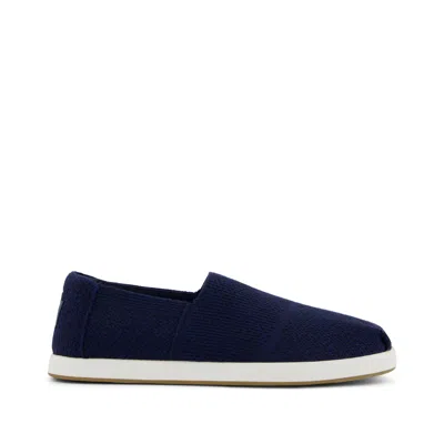 Toms Men's Alp Fwd Navy Knit Slip On In Blue