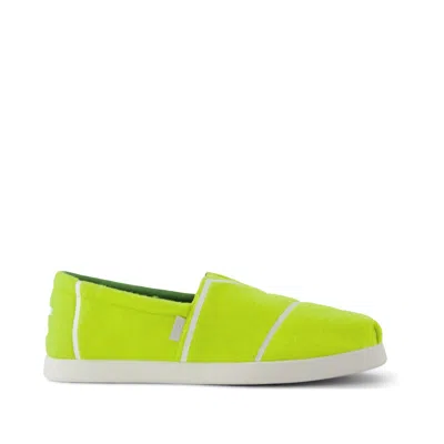 Toms Men's Alp Fwd Neon Tennis Felt Slip On In Yellow