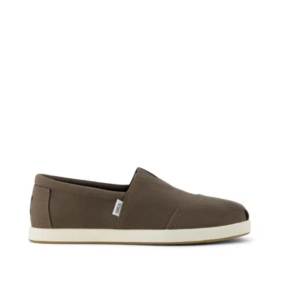 Toms Men's Alp Fwd Olive Rcycled Cotton Canvas Slip On In Green