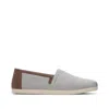 Toms Men's Alpargata Grey Synthetictrim In Gray