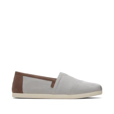 Toms Men's Alpargata Grey Synthetictrim In Gray