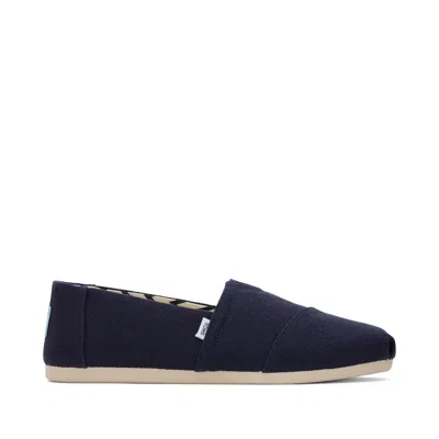 Toms Men's Alpargata Navy Heritage Canvas In Blue