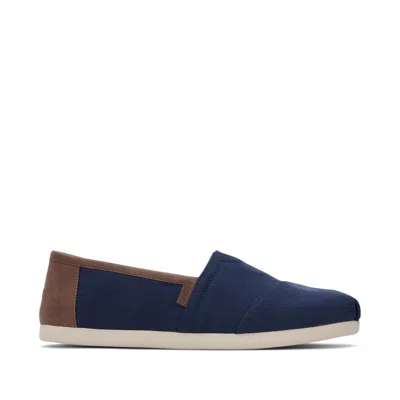 Toms Men's Alpargata Navy Synthetic Trim In Blue