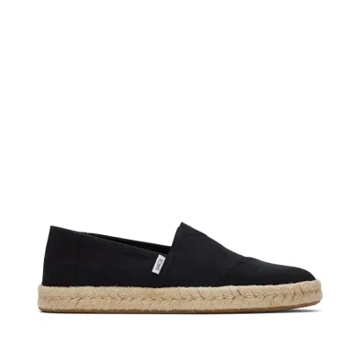 Toms Men's Alpargata Recycled Cotton Rope 2.0 Espadrille In Black