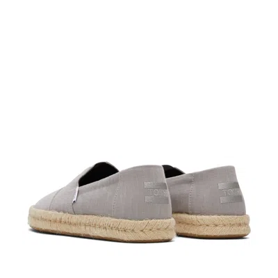 Toms Men's Alpargata Recycled Cotton Rope 2.0 Espadrille In Gray