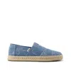 Toms Men's Alpargata Rope 2.0 Espadrille Faded Sky Tropical Denim In Blue