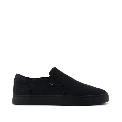 Toms Men's Baja 2.0 And Legacy Canvas Slip On Sneaker In Black