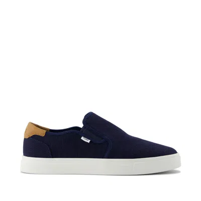 TOMS MEN'S BAJA 2.0 NAVY LEGACY CANVAS SLIP ON SNEAKER