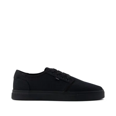 Toms Men's Carlo 2.0 And Legacy Canvas Lace Up Sneaker In Black