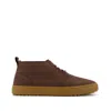 Toms Men's Carlo Mid Terrain 2.0 Sneaker Water Resistant Oak Leather In Brown