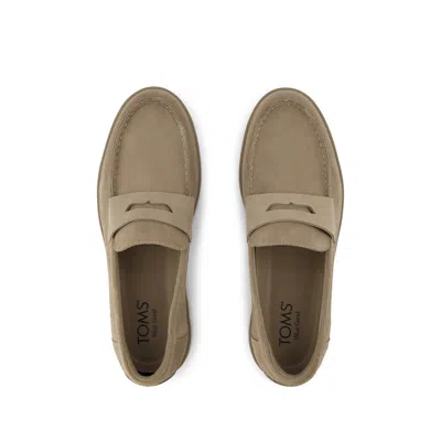 Toms Men's Navi Trvl Lite Havana Loafer Dune Suede Slip On In Brown