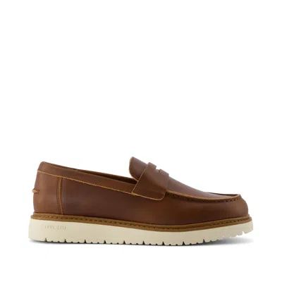 Toms Men's Navi Trvl Lite Havana Loafer Walnut Leather Slip On In Brown