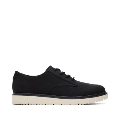 Toms Men's Navi Trvl Lite Heritage Canvas Dress Shoe In Black