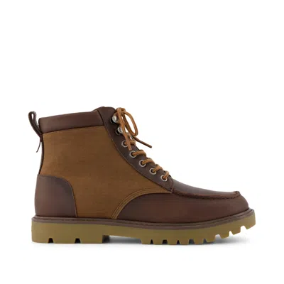 Toms Men's Palomar Waxed Canvas Leather Boot In Brown