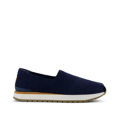 Toms Men's Resident Plus Navy Knit Slip On In Multi