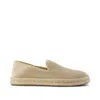 Toms Men's Santiago Loafer Almond Diamond Perforated Suede Slip On In Brown