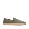 Toms Men's Santiago Loafer Vetiver Grey Canvas In Multi