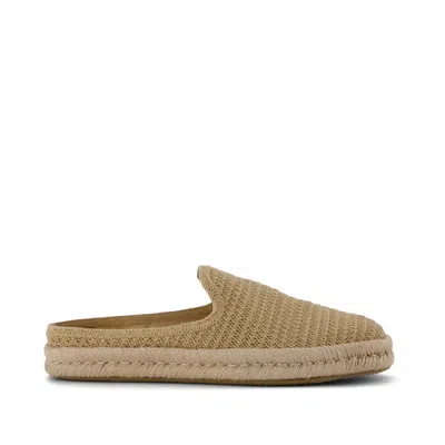 Toms Men's Santiago Mule Oatmeal Mesh Slip On In Brown