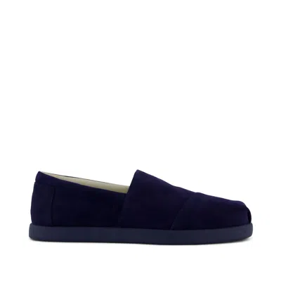 Toms Men's  X Jamie Mizrahi Alp Fwd Water Repellent Navy Noir Suede Slip On In Blue
