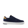 Toms Men's Trvl Lite Court Sneaker Navy Mirco Perforated Suede In Multi