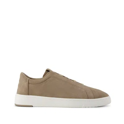 Toms Men's Trvl Lite Miles Lace-up Sneaker Water Resistant Dune Suede In Animal Print