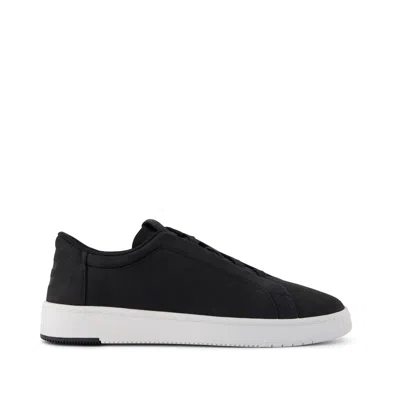 Toms Men's Trvl Lite Miles Lace-up Sneaker Water Resistant Leather In Black