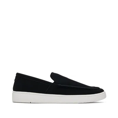 Toms Men's Trvl Lite Suede Loafer Slip On In Black
