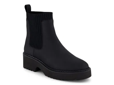 Toms Millie Platform Chelsea Boot In Black