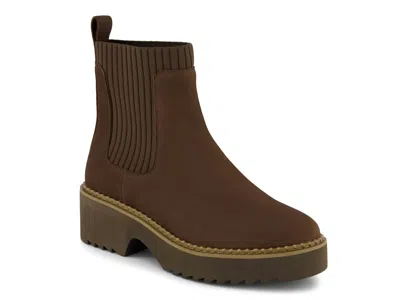 Toms Millie Platform Chelsea Boot In Brown