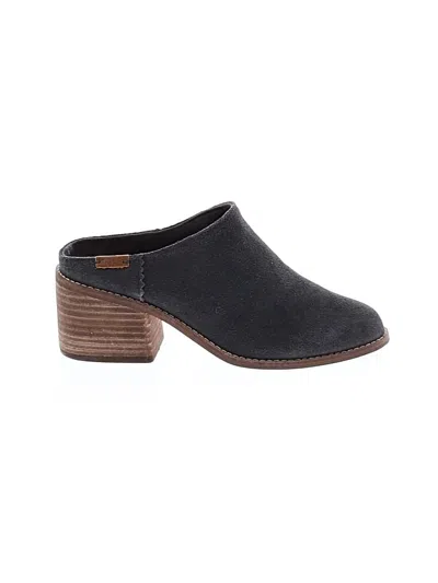 Pre-owned Toms Mule/clog In Black