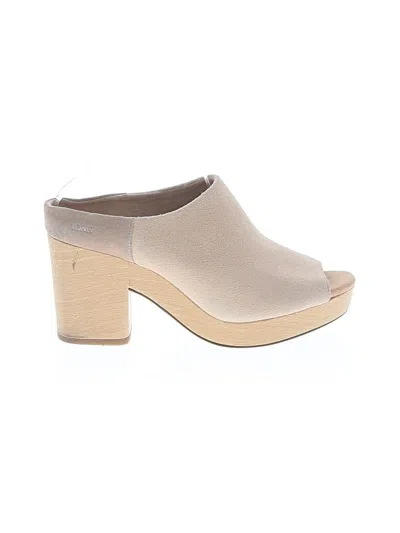 Pre-owned Toms Mule/clog In Brown