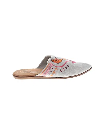 Pre-owned Toms Mule/clog In Gray