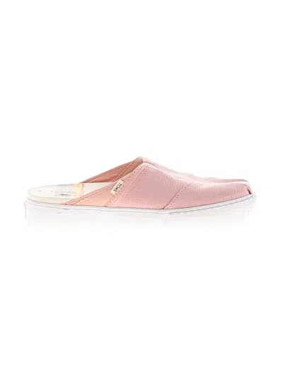Pre-owned Toms Mule/clog In Pink
