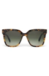 Toms Natasha 53mm Polarized Square Sunglasses
