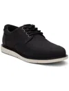 TOMS NAVI MENS LEATHER LACE-UP OXFORDS