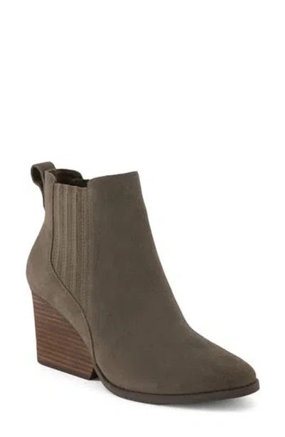 Toms Noa Suede Chelsea Boot In Green