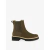 Toms Bennet Chelsea Boot In Green