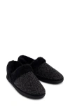 Toms Oslo Faux-fur Lined Convertible Slipper In Black