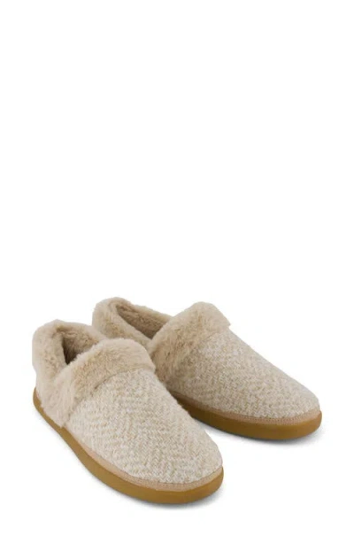 Toms Oslo Faux-fur Lined Convertible Slipper In Brown