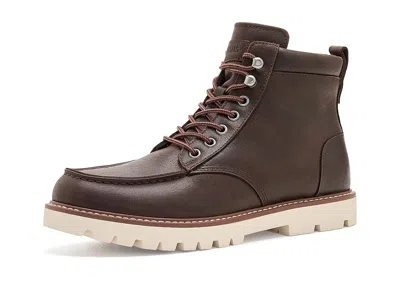 Toms Palomar Men's Boots Dark Brown: 10.5 D - Medium, Leather In Burgundy