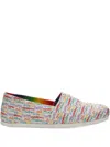 Toms Rainbow-print Espadrilles In White