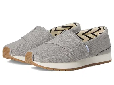 Toms Resident Plus (toddler/little Kid/big Kid) Kid's Shoes Grey 1 : 5 Big Kid M, Textile In Gray