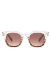 Toms Rome 49mm Square Sunglasses In Brown