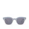 Toms Rome Chalky Blue Fade Handcrafted Sunglasses In Gray