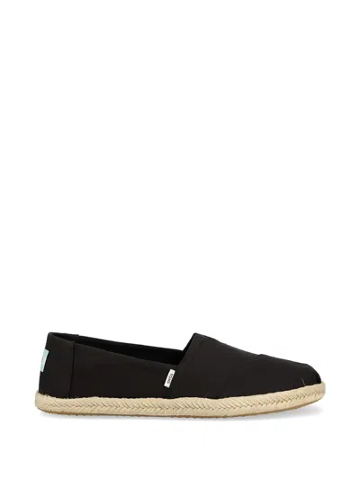 Toms Rope 2.0 Panelled Espadrilles In Black