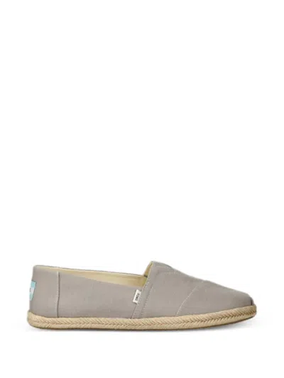 Toms Rope Espadrilles In Gray
