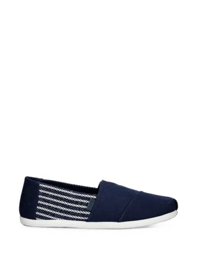 Toms Rope-pattern Slip-on Espadrilles In Blue