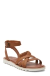 Toms Rory Ankle Strap Sandal In Brown
